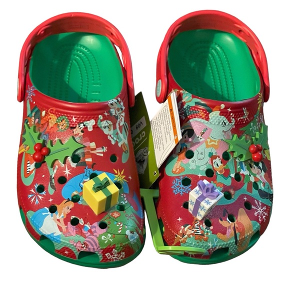 Mickey Mouse and Friends Holiday Clogs by Croc NWT - Picture 6 of 13